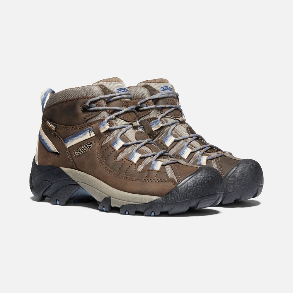 Keen Laarzen Dames Bruin - Targhee Ii Waterproof Mid - 03691-SJEZ